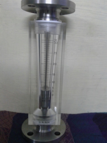 Acrylic Body Rotameter with Flange Connection